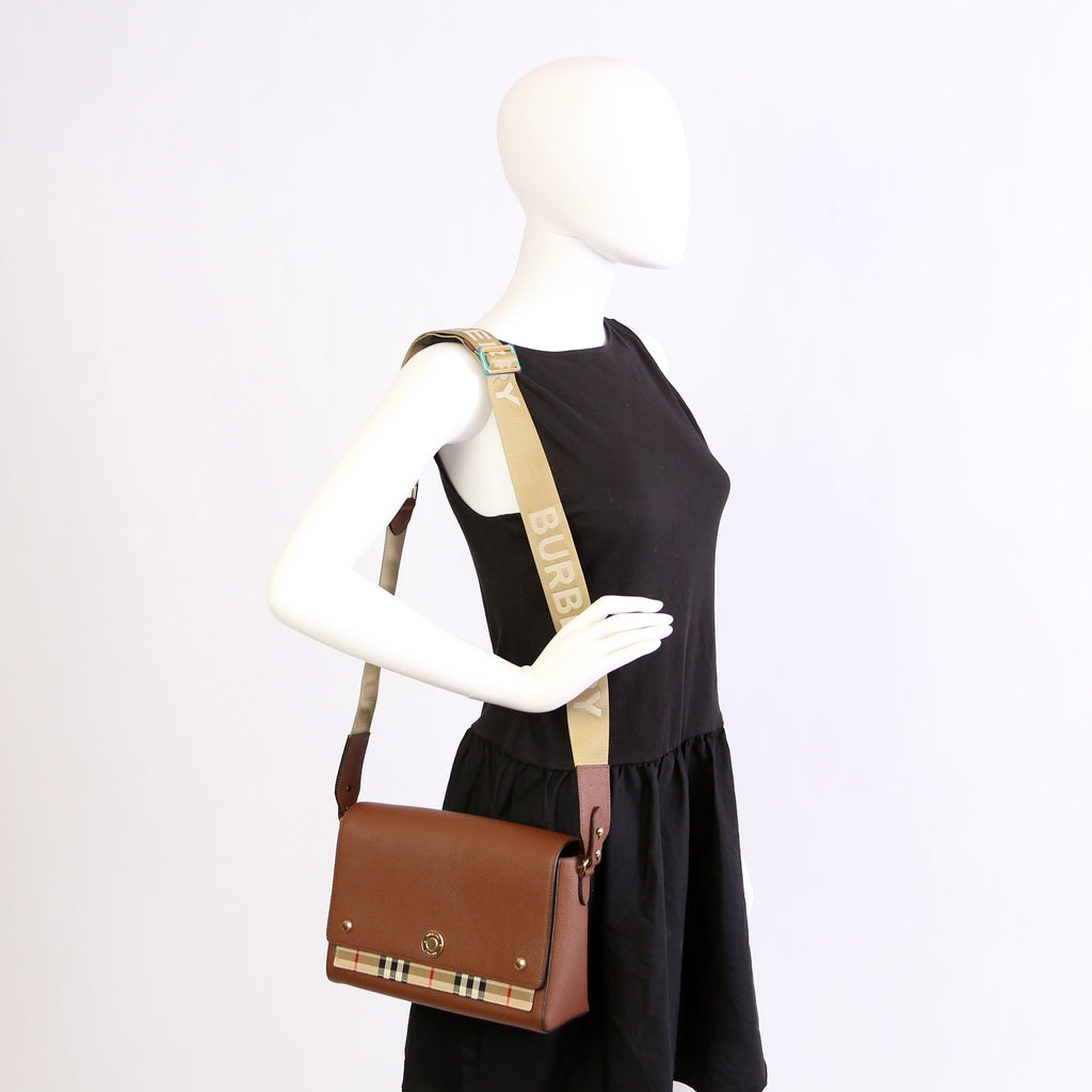 Note Vintage Check Crossbody