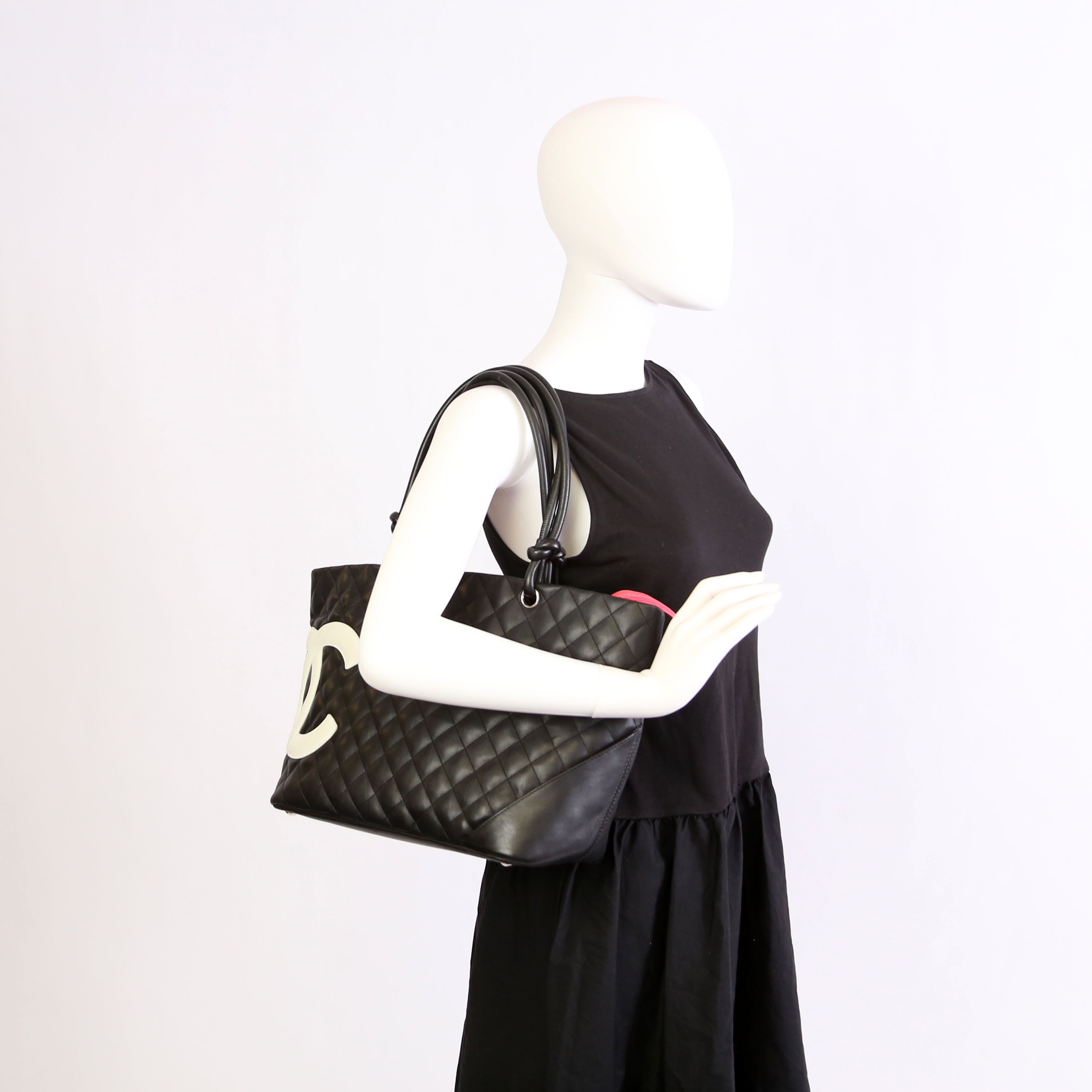 Cambon Ligne Large Tote Black