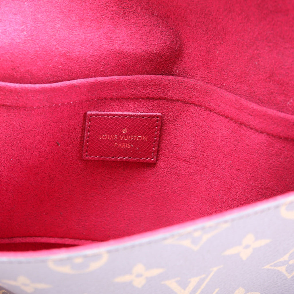 POchette Felicie Monogram Brown/Berry