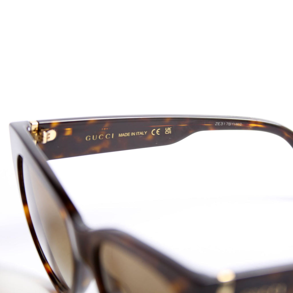GG0460S Tortoise Sunglasses Brown