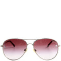 4189-T-Q Aviator Sunlgasses Purple/Silver
