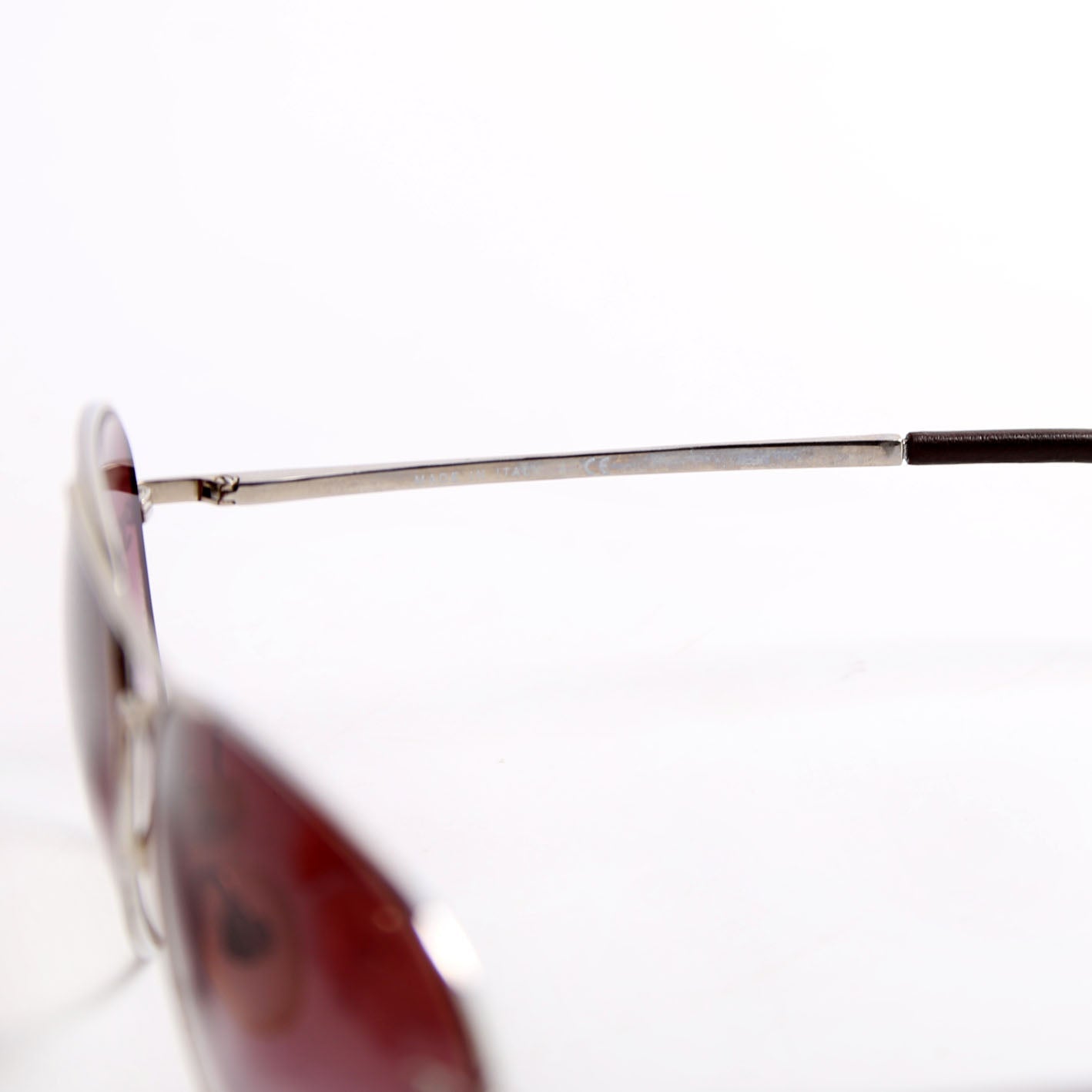 4189-T-Q Aviator Sunlgasses Purple/Silver
