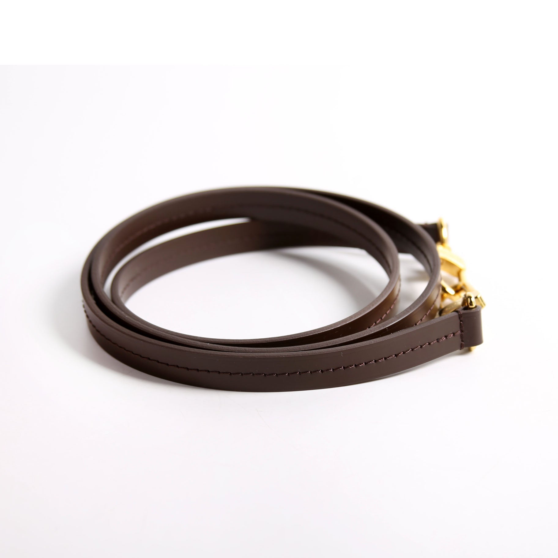 Croisette 14MM Shoulder Strap Calfskin Brown