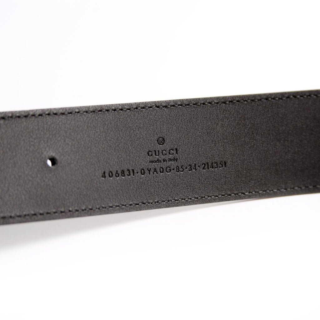 406831 GG Marmont Belt Size 85/34 Black