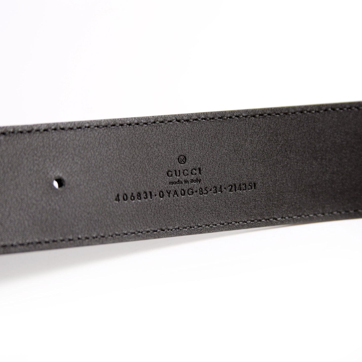 406831 GG Marmont Belt Size 85/34 Black