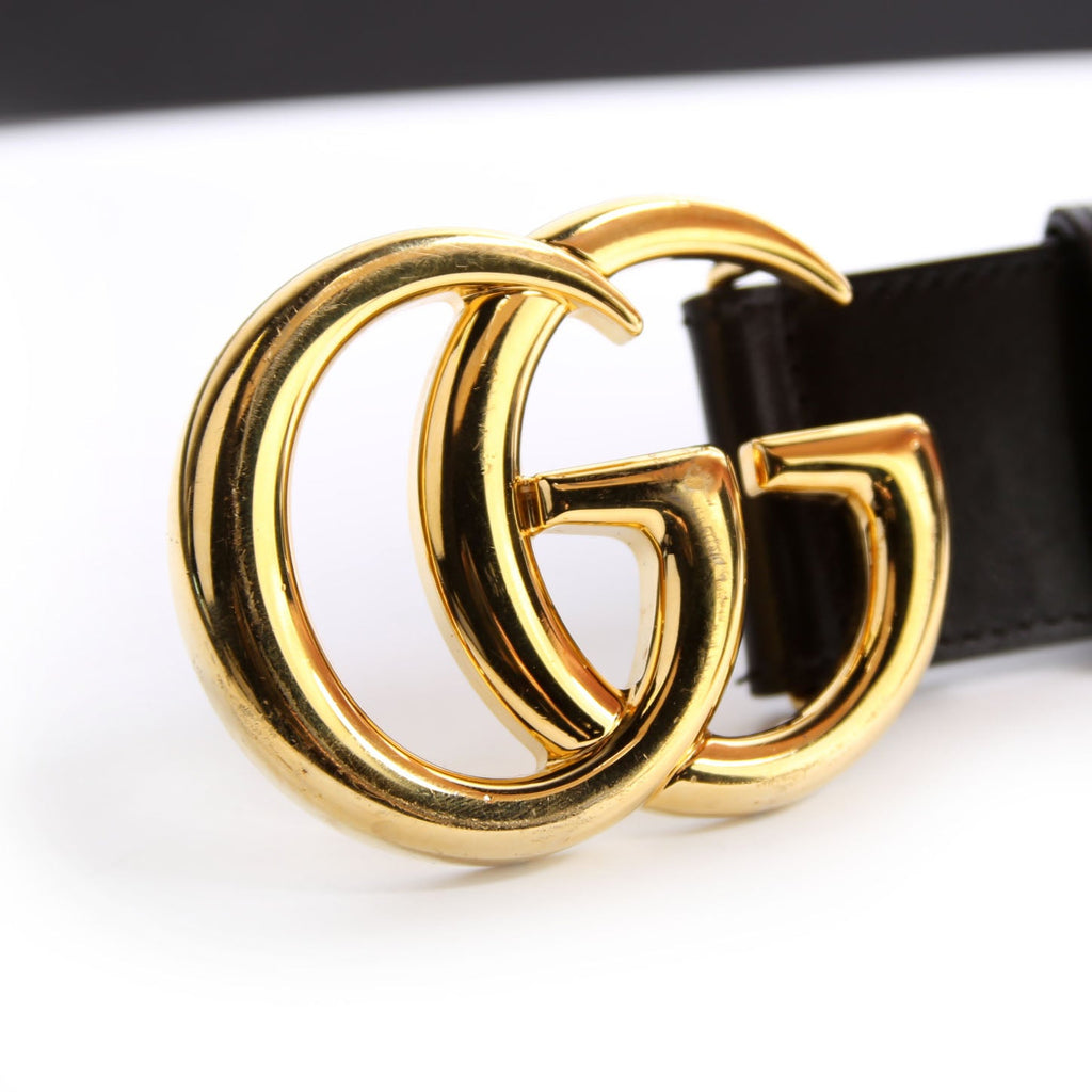 406831 GG Marmont Belt Size 85/34 Black