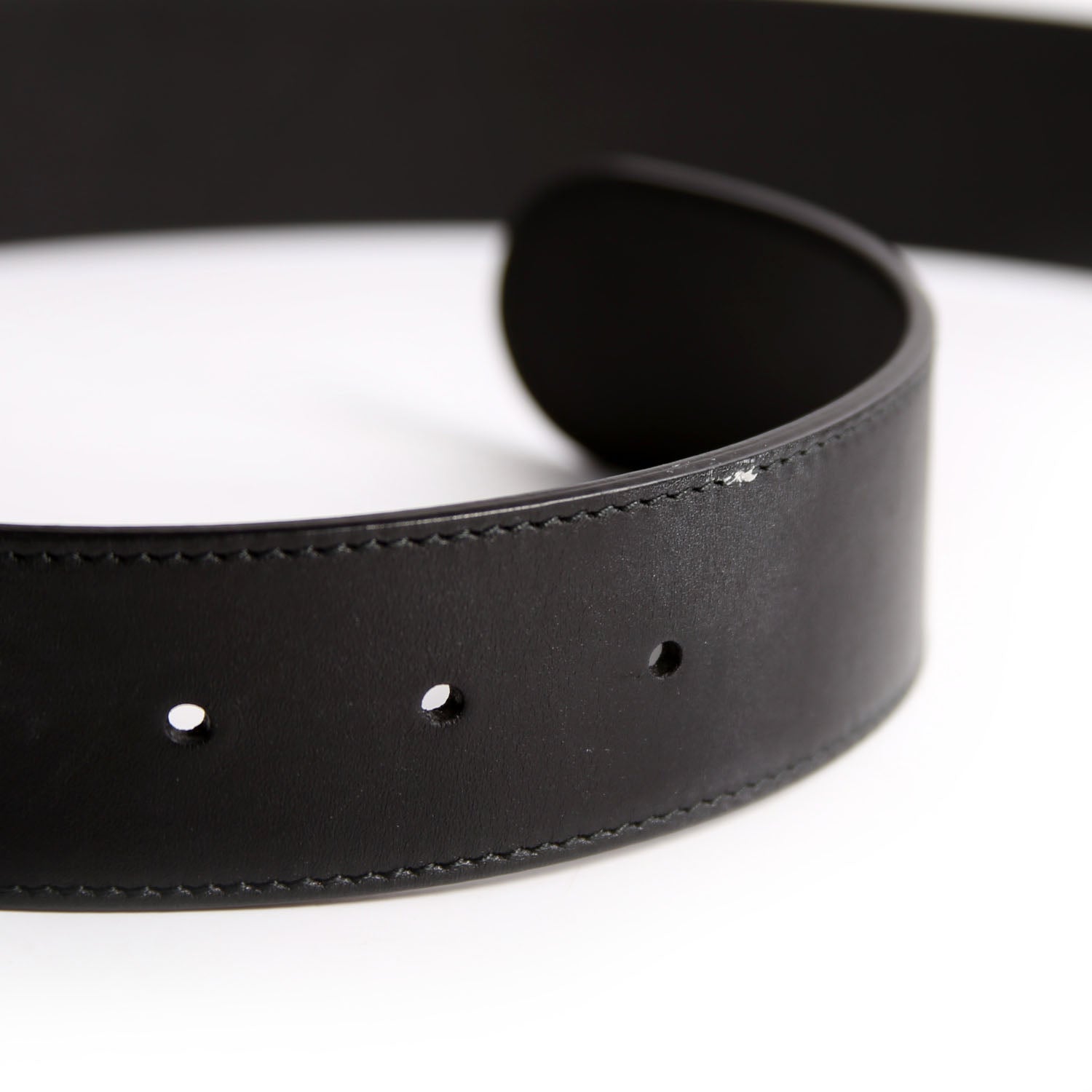 400593 Marmont GG Leather Belt Size 85/34 Black