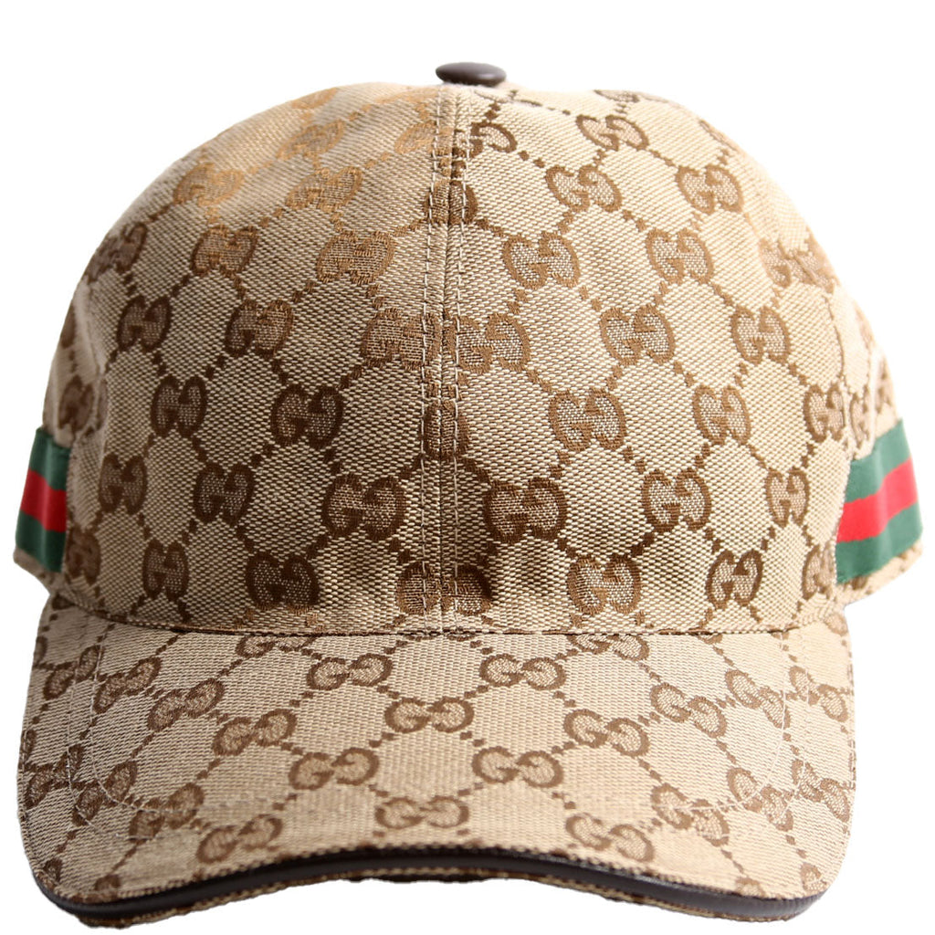 200035 GG Canvas Web Cap Size Small