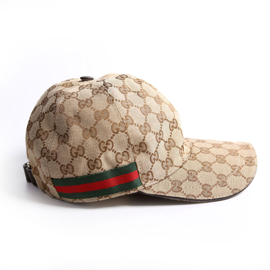 200035 GG Canvas Web Cap Size Small