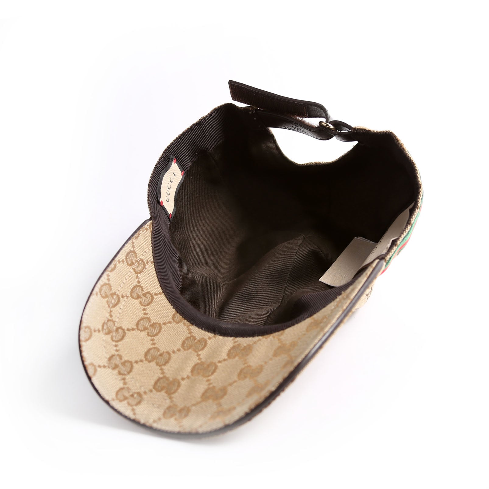 200035 GG Canvas Web Cap Size Small