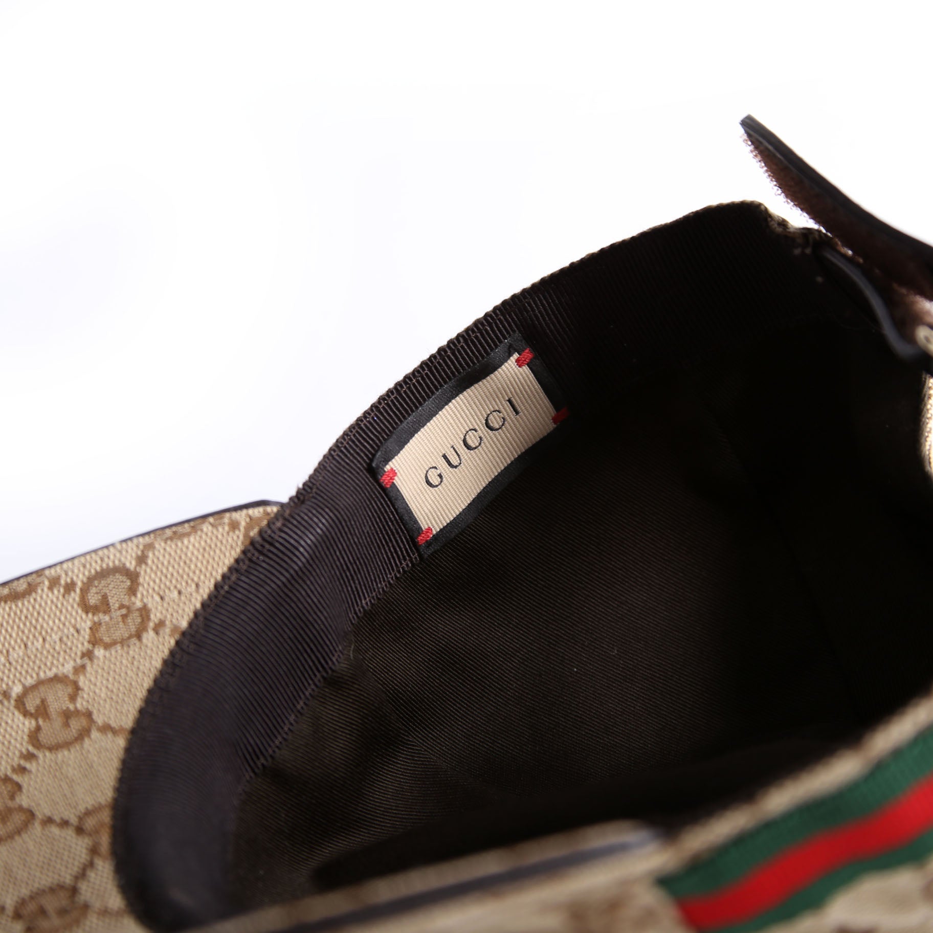 200035 GG Canvas Web Cap Size Small