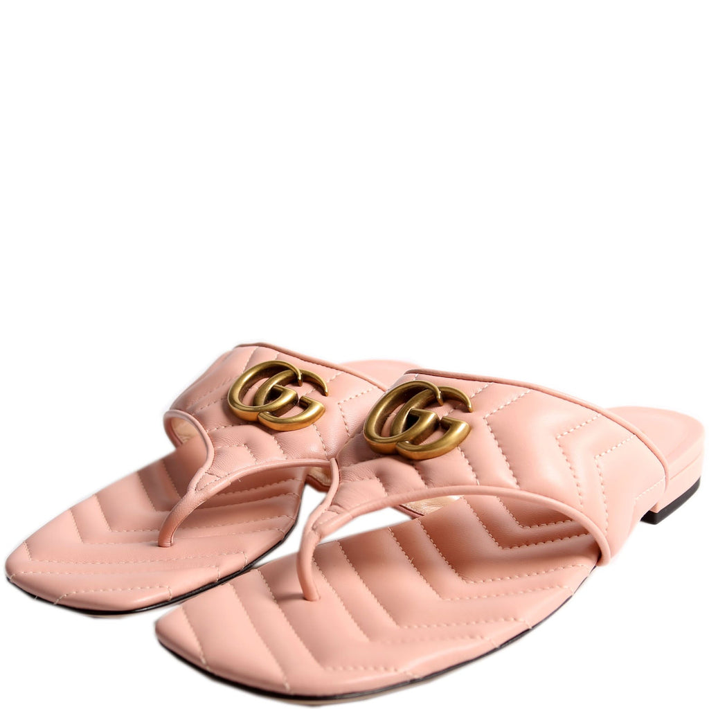 GG Marmont Charlotte Thong Sandals Size 38