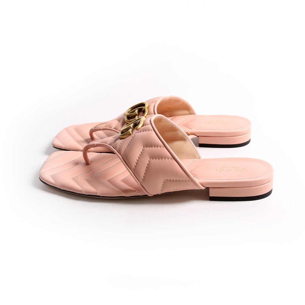 GG Marmont Charlotte Thong Sandals Size 38