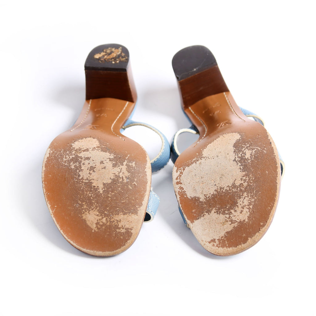 Suhali Studded Mules Size 37.5 Blue