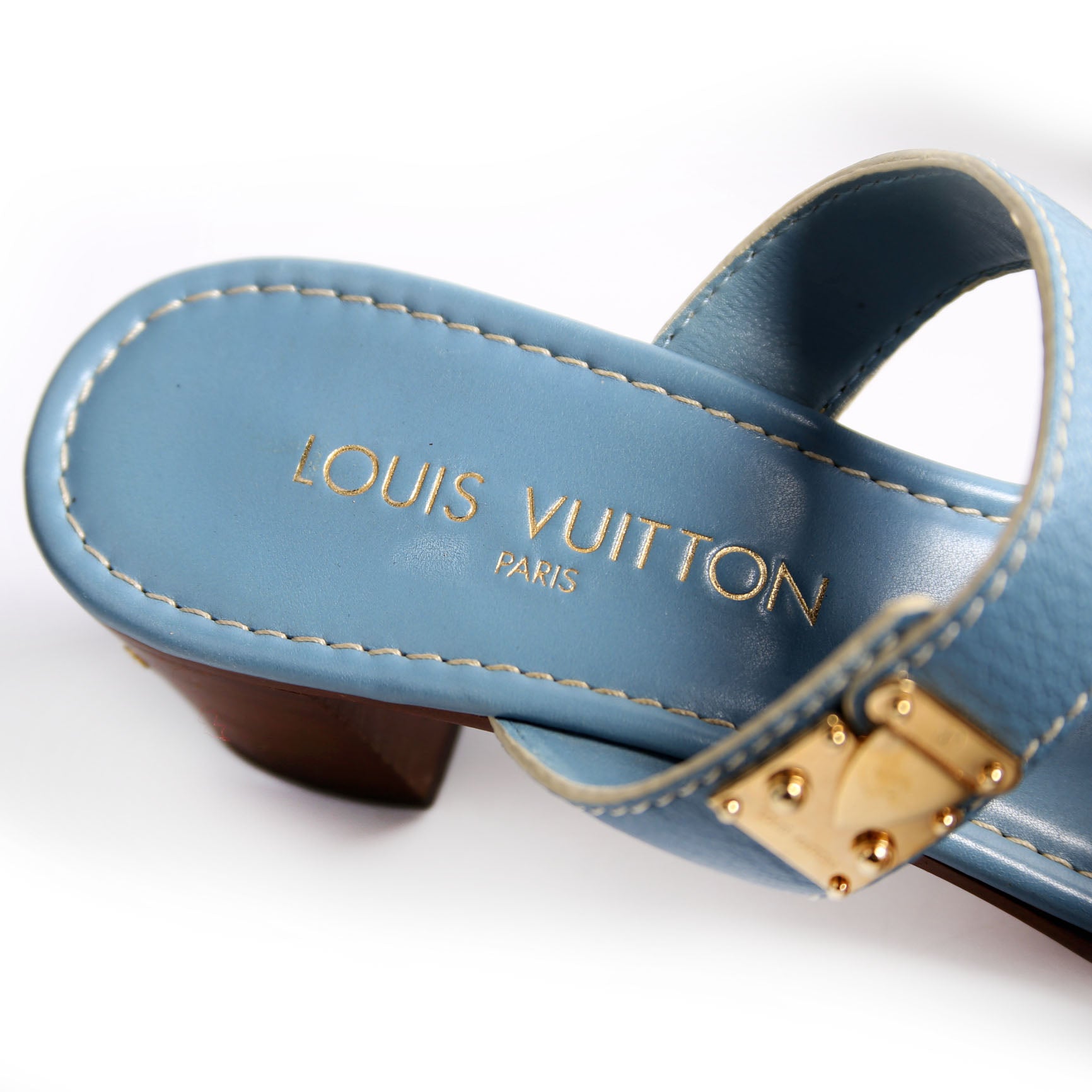 Suhali Studded Mules Size 37.5 Blue