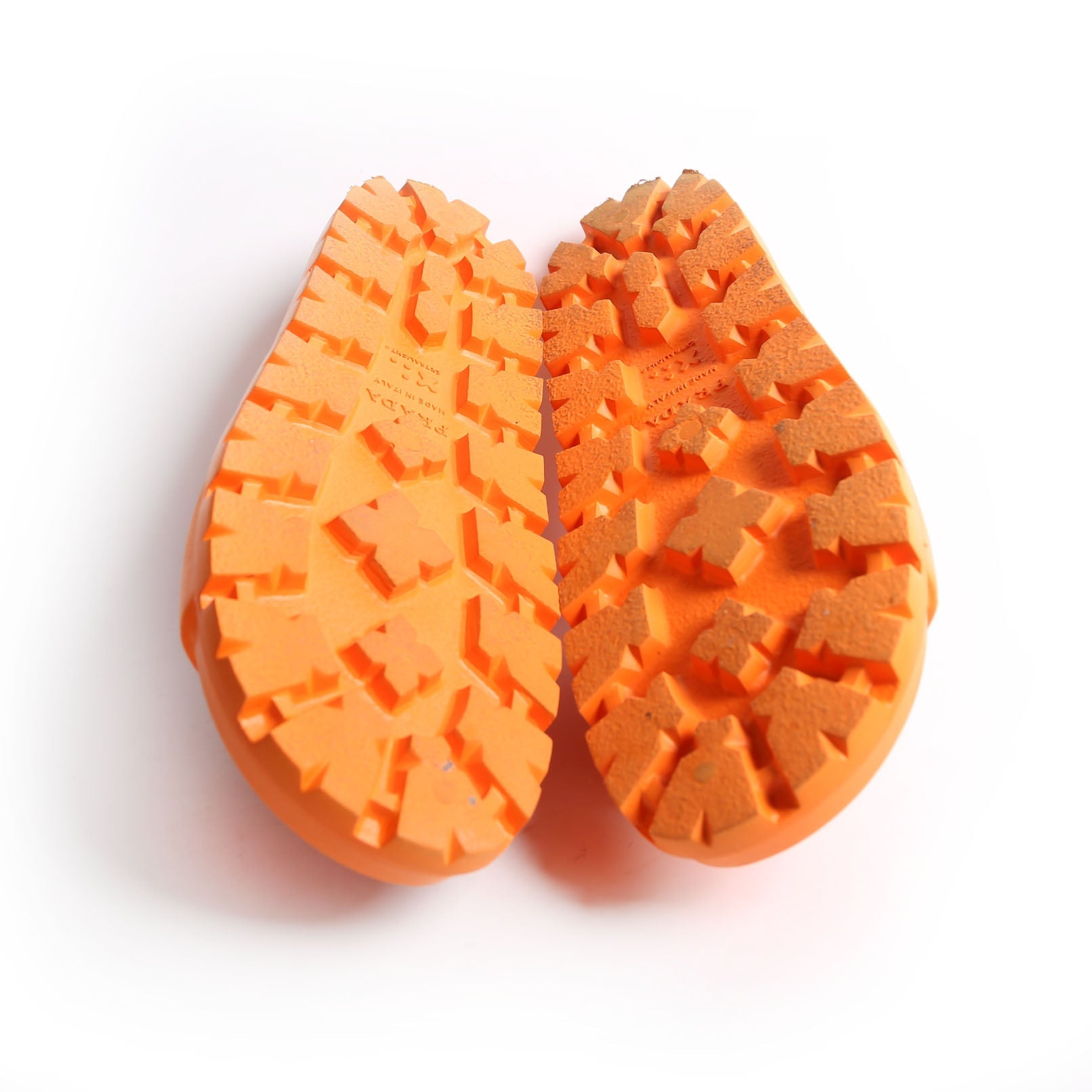 Logo Rubber Slides Size 39 Orange