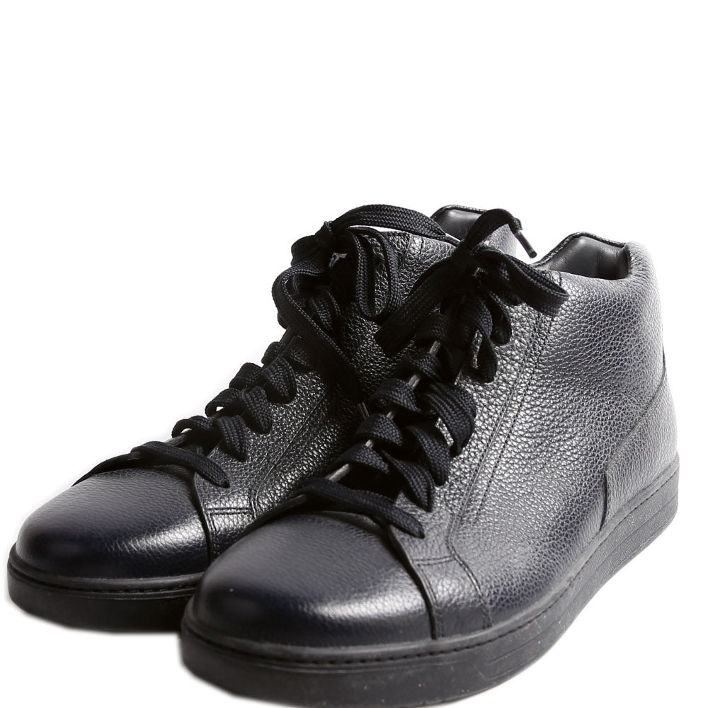 Sport Leather Mid Sneakers Men's Size 10 Navy
