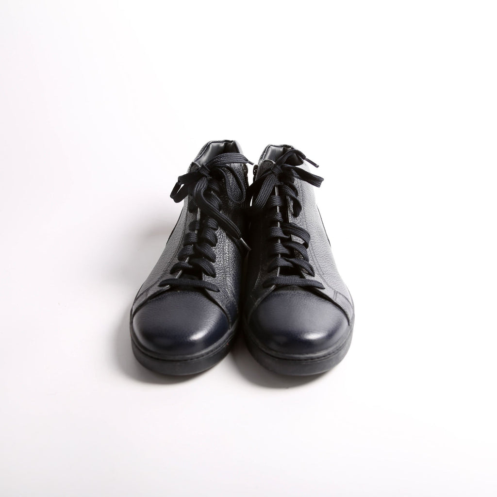 Sport Leather Mid Sneakers Men's Size 10 Navy