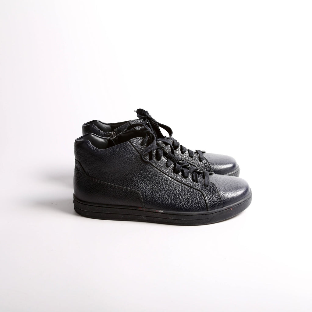 Sport Leather Mid Sneakers Men's Size 10 Navy