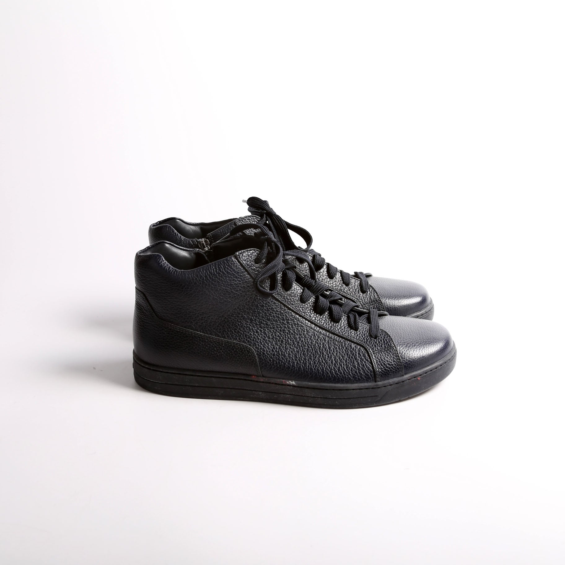Sport Leather Mid Sneakers Men's Size 10 Navy