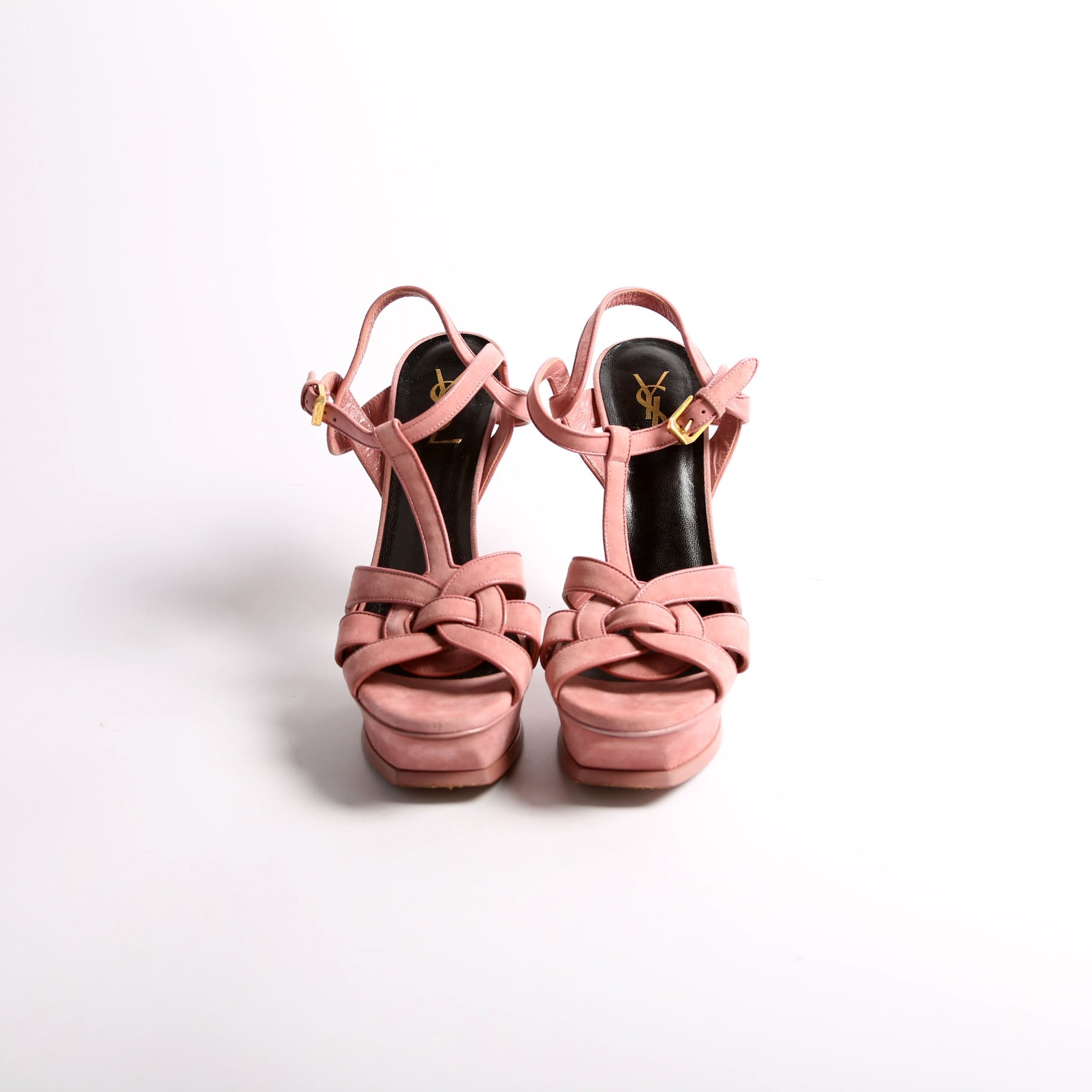 Tribute Platform Sandal Heel Size 38.5 Pink