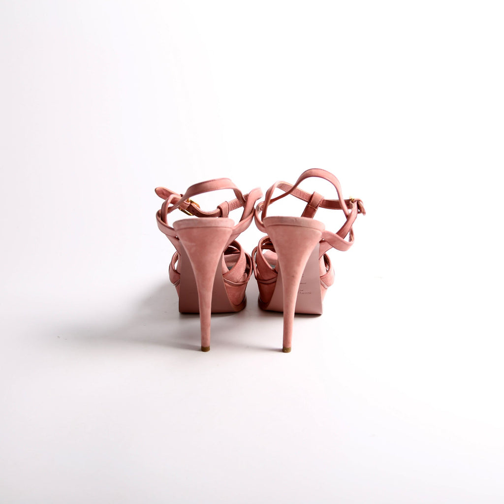 Tribute Platform Sandal Heel Size 38.5 Pink