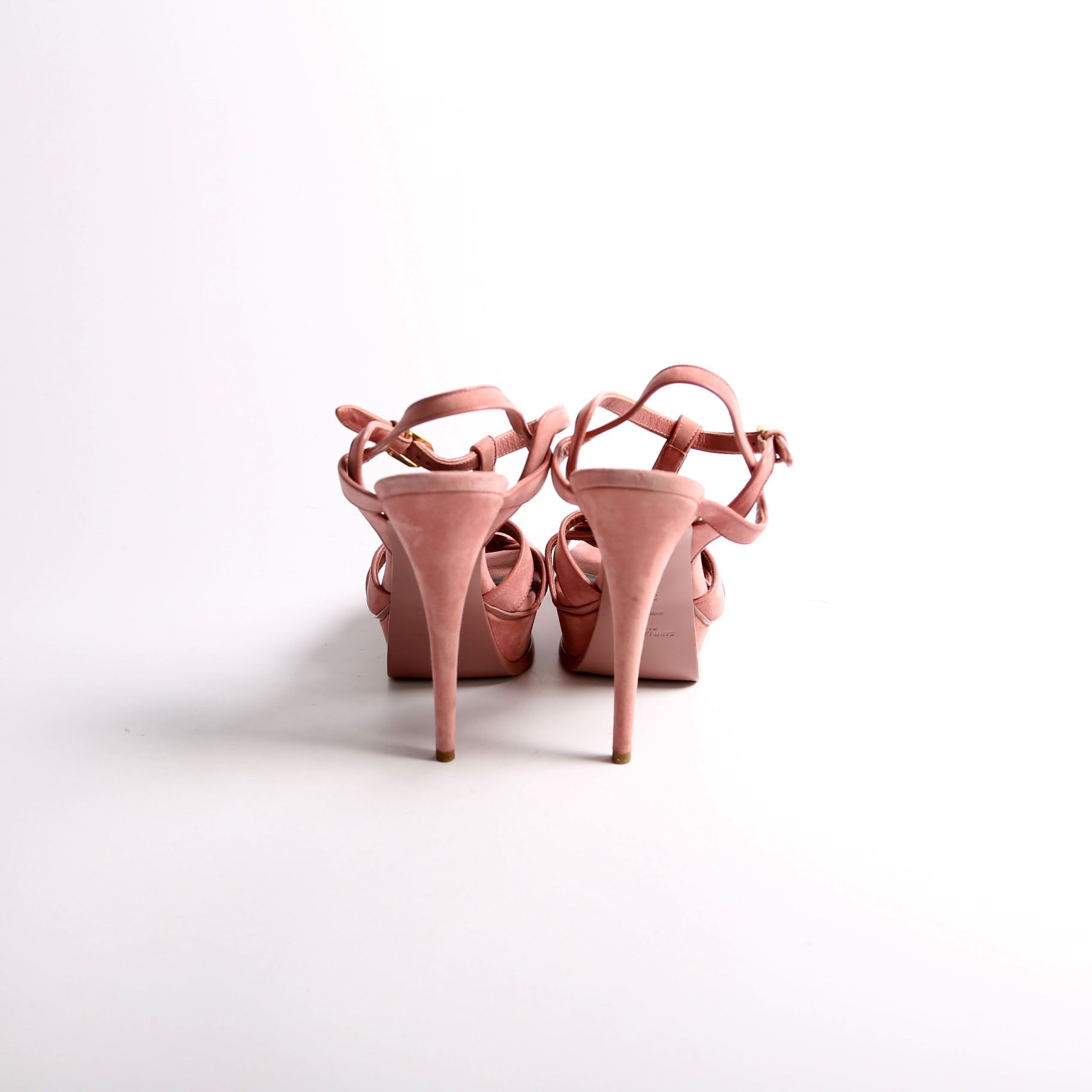 Tribute Platform Sandal Heel Size 38.5 Pink