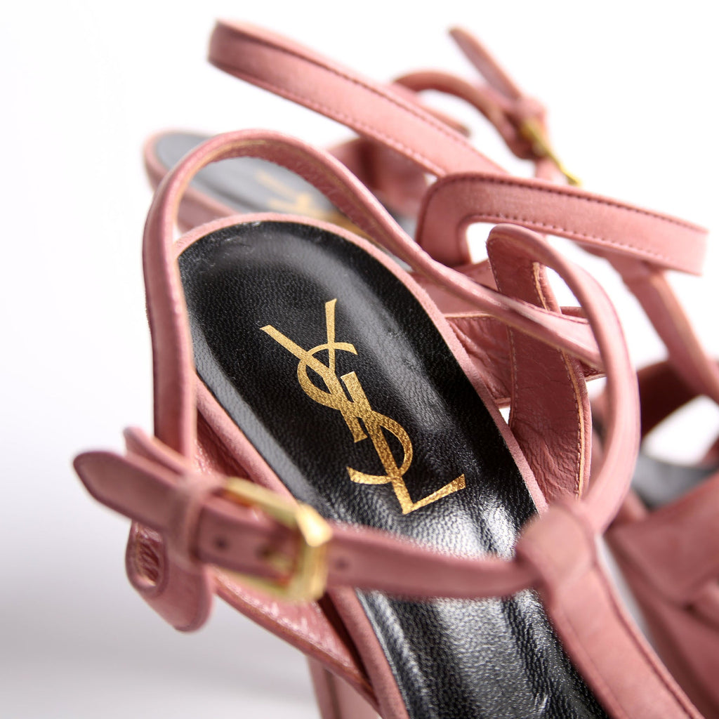 Tribute Platform Sandal Heel Size 38.5 Pink