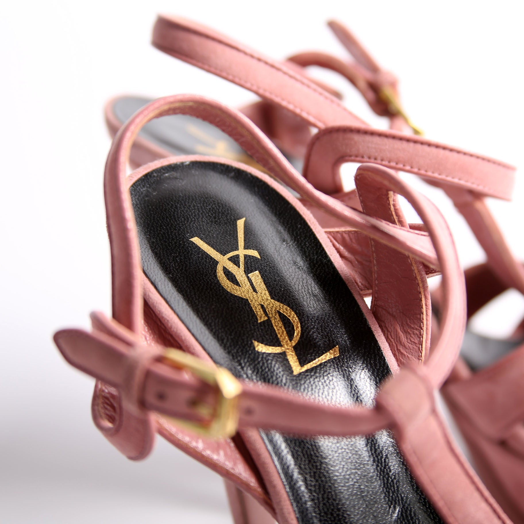 Tribute Platform Sandal Heel Size 38.5 Pink