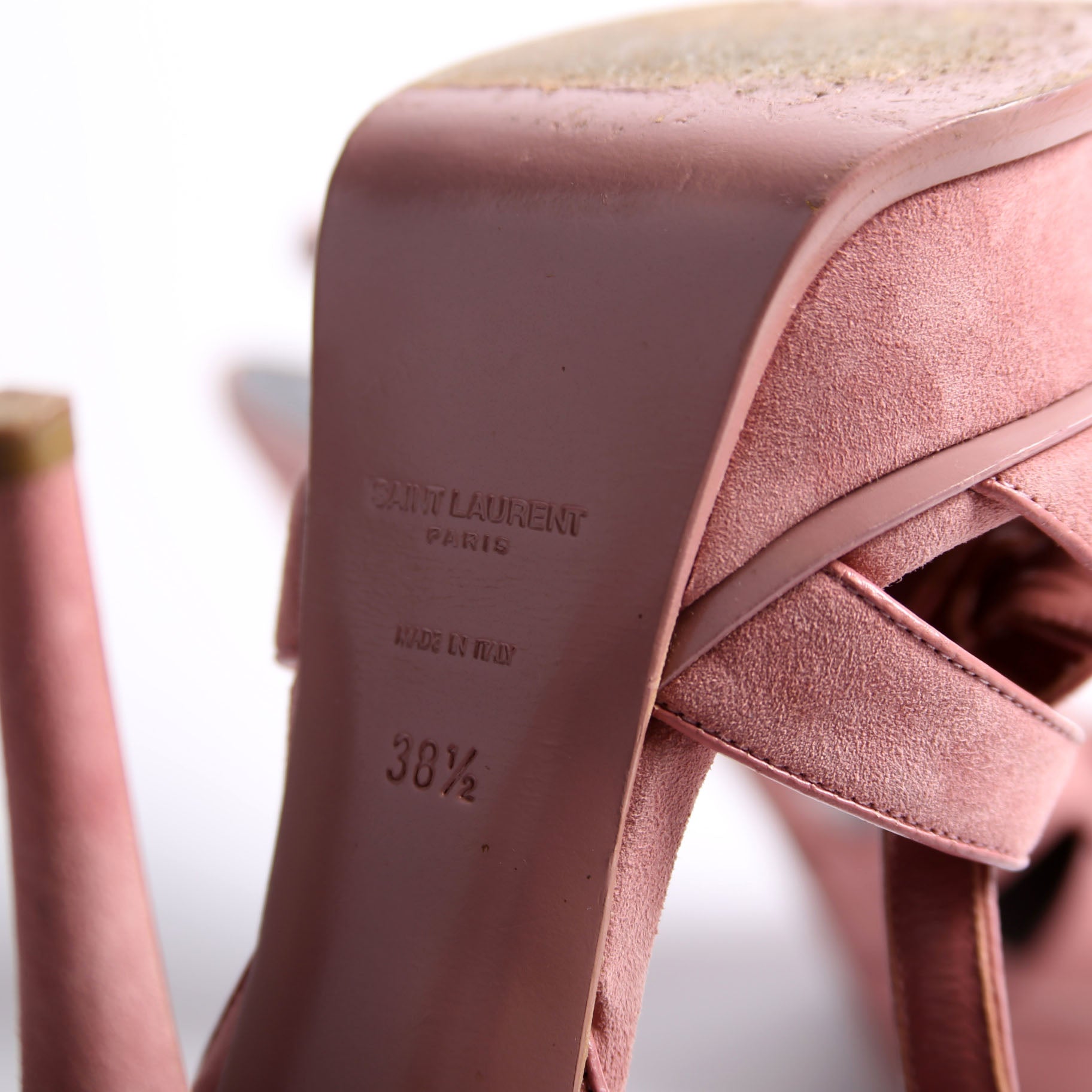 Tribute Platform Sandal Heel Size 38.5 Pink