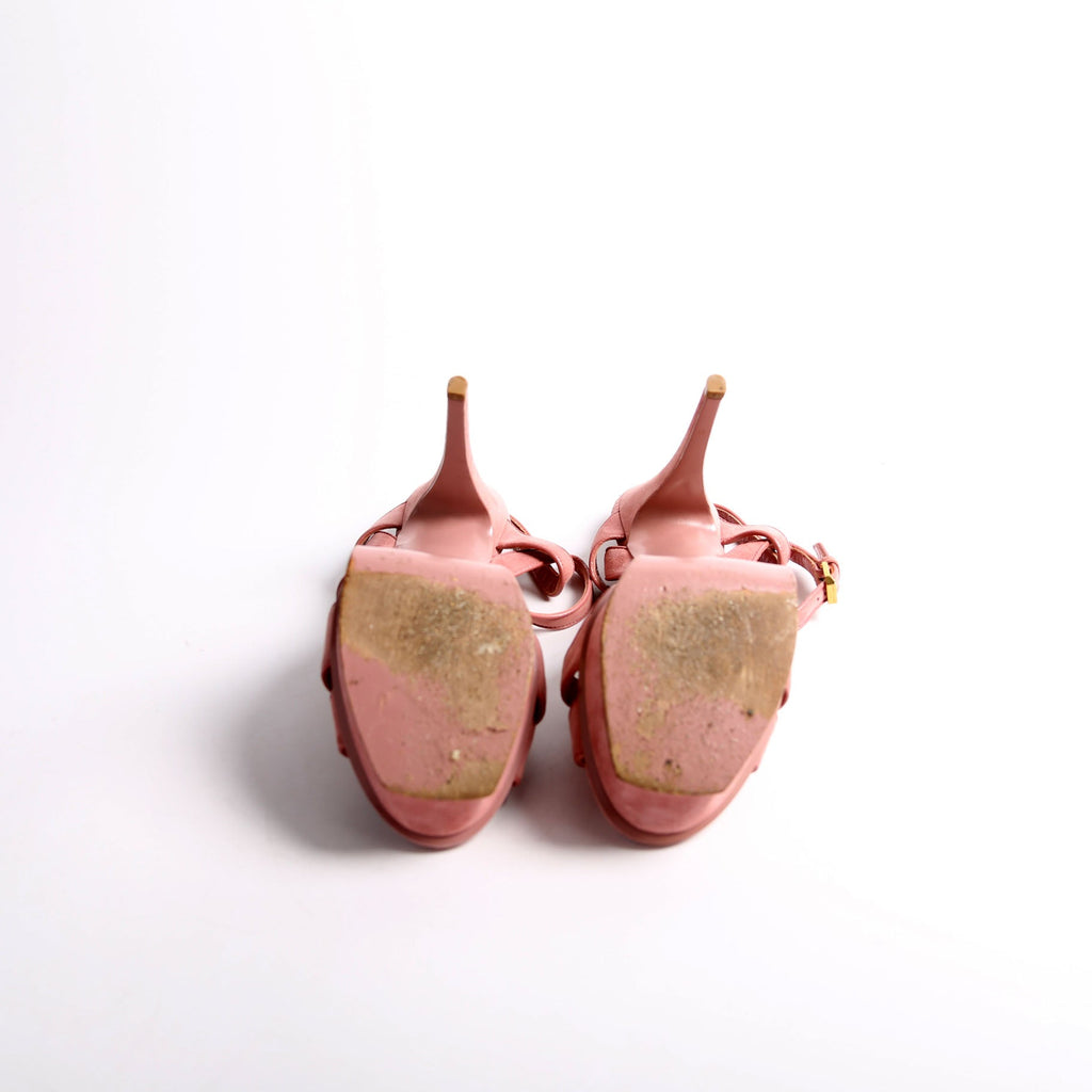 Tribute Platform Sandal Heel Size 38.5 Pink
