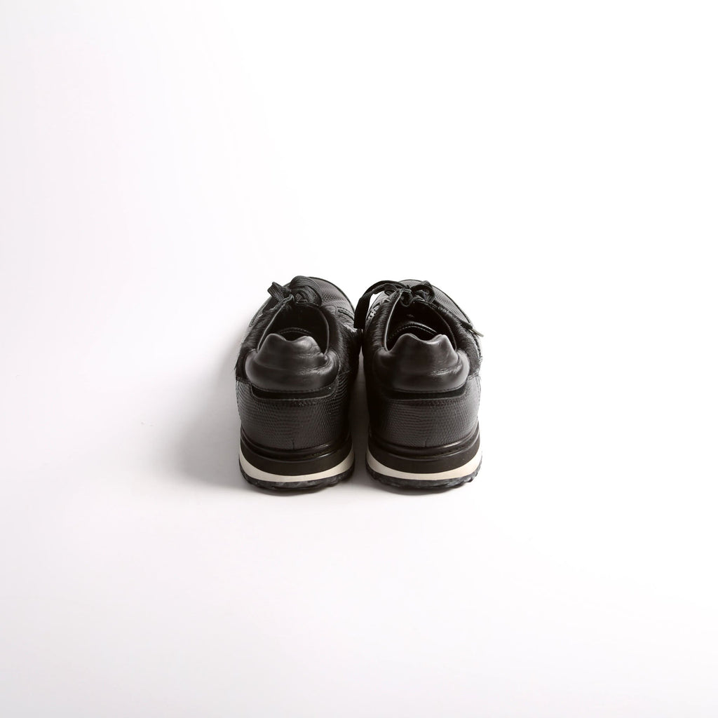 Multi-Pattern Sneakers Men's Size 10 Black