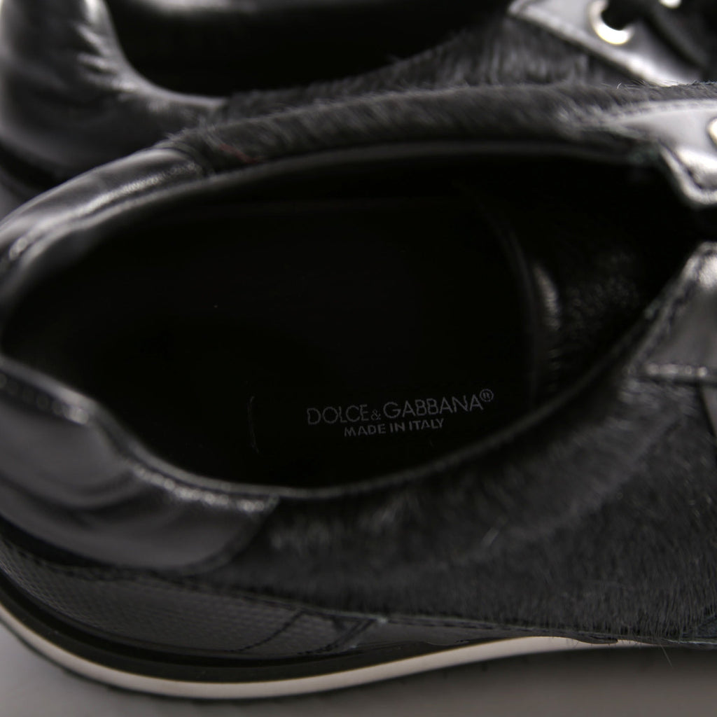 Multi-Pattern Sneakers Men's Size 10 Black