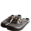 Gucci Horsebit River Mules Men's Size 9 Black/Gold