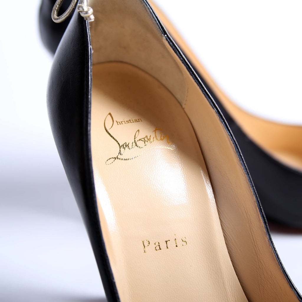 Very Gemma 100 Leather Pumps Size 38 Black