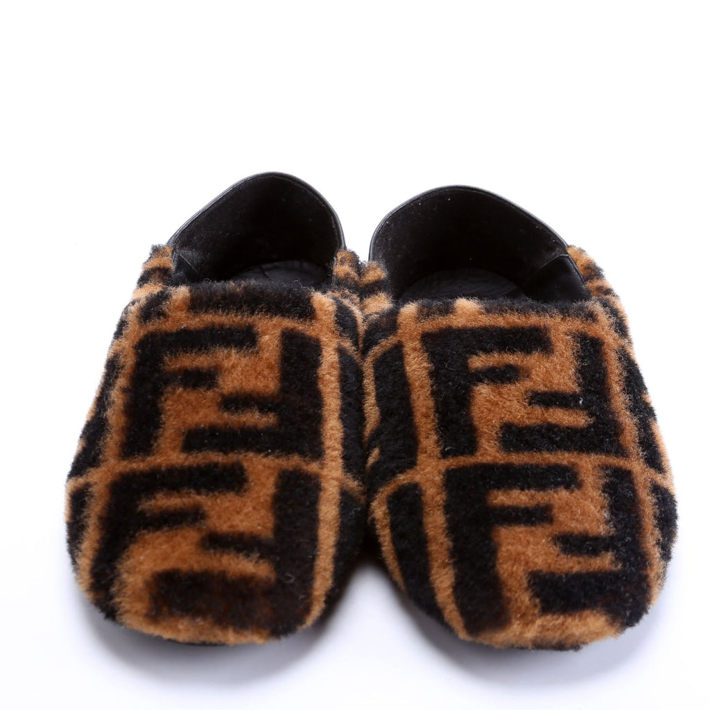 Zucca Shearling Slippers Size 37