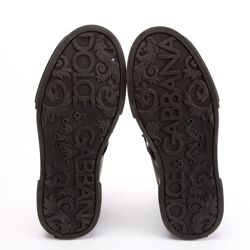 Portofino Strap Sneakers Size 42 Black