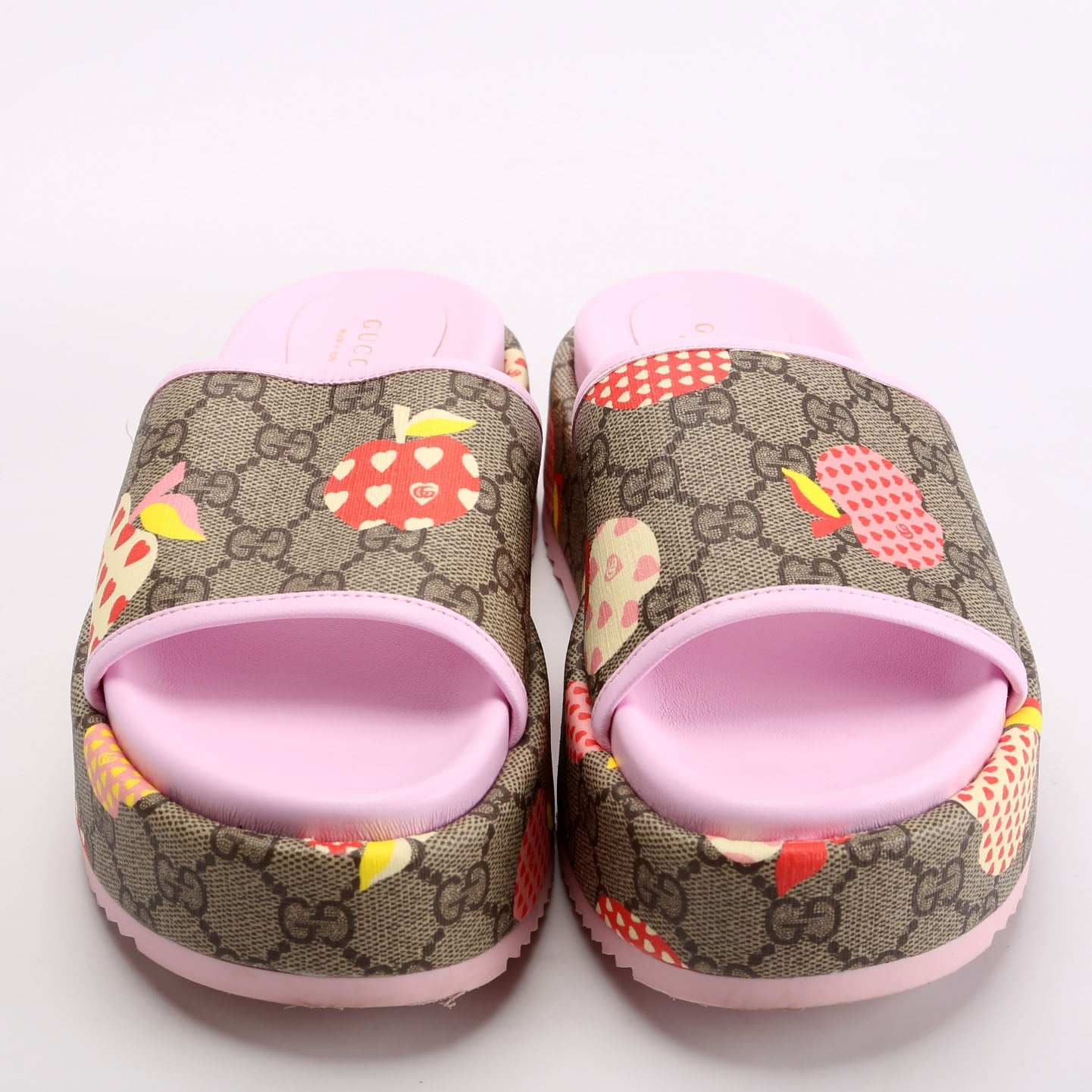 GG Supreme Les Pommes Platform Slides Size 37