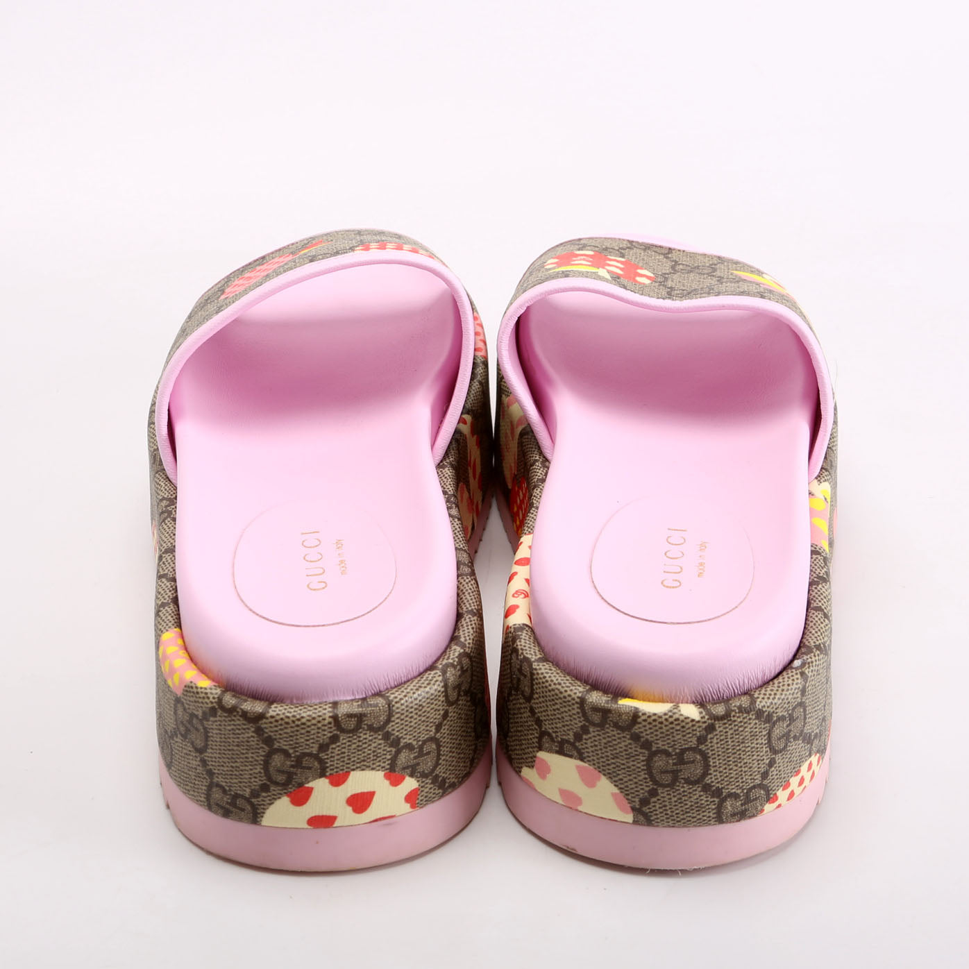 GG Supreme Les Pommes Platform Slides Size 37