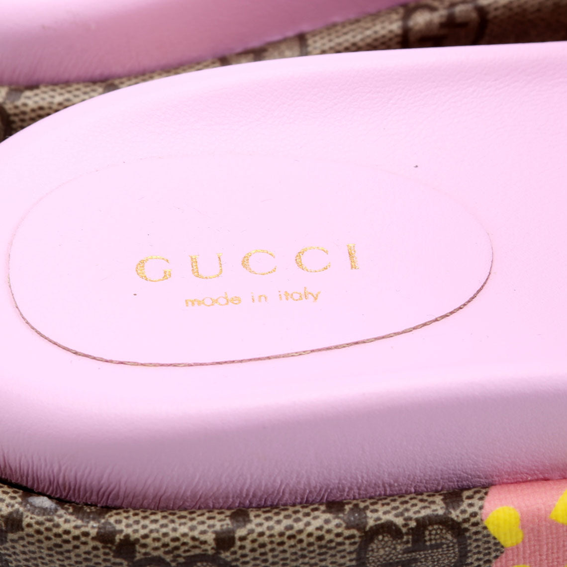 GG Supreme Les Pommes Platform Slides Size 37