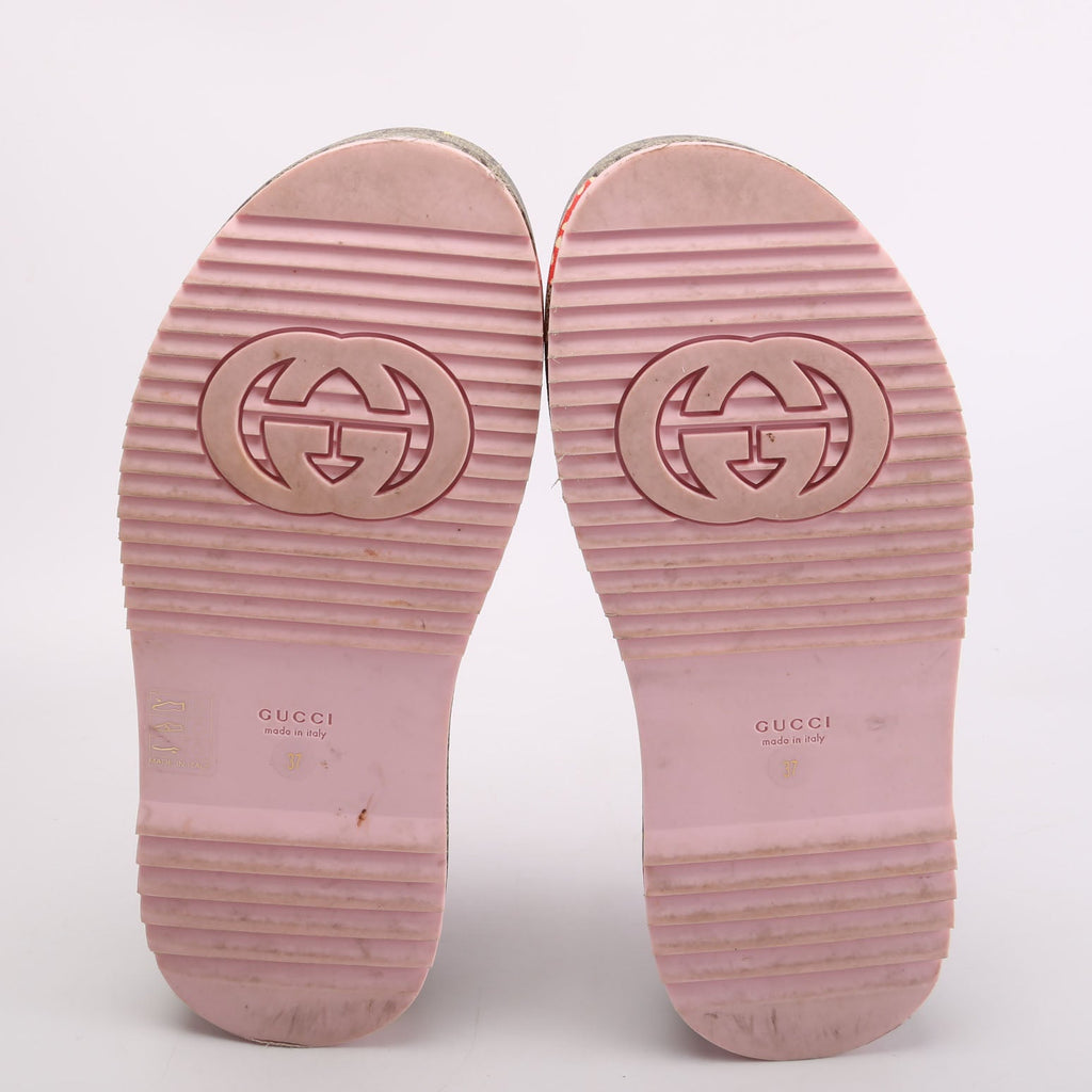 GG Supreme Les Pommes Platform Slides Size 37