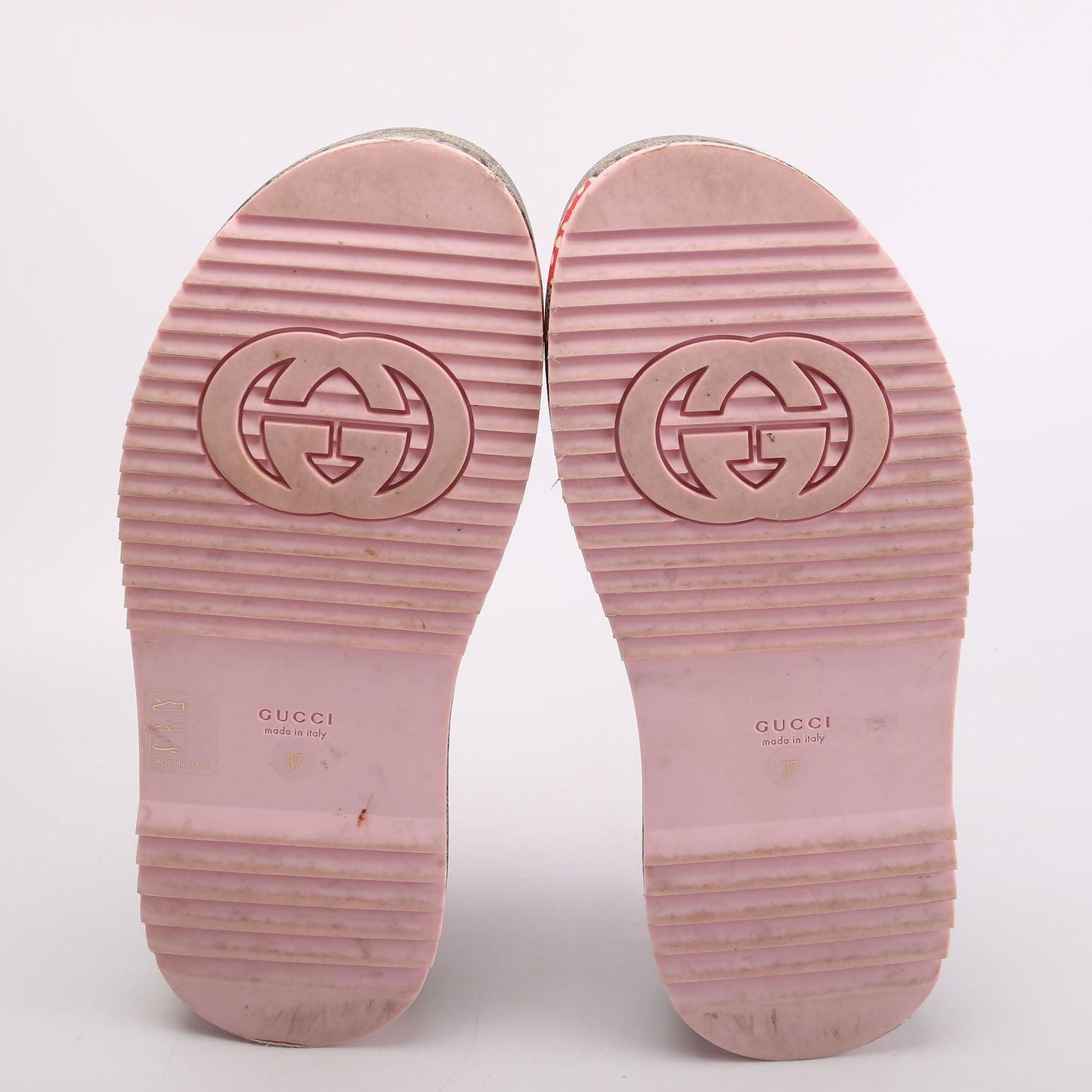 GG Supreme Les Pommes Platform Slides Size 37