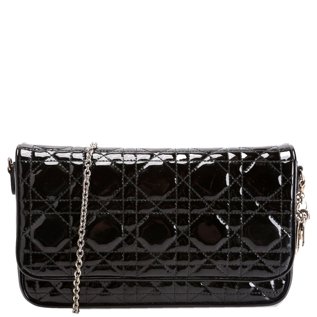 Woc Pouch Patent Cannage Black