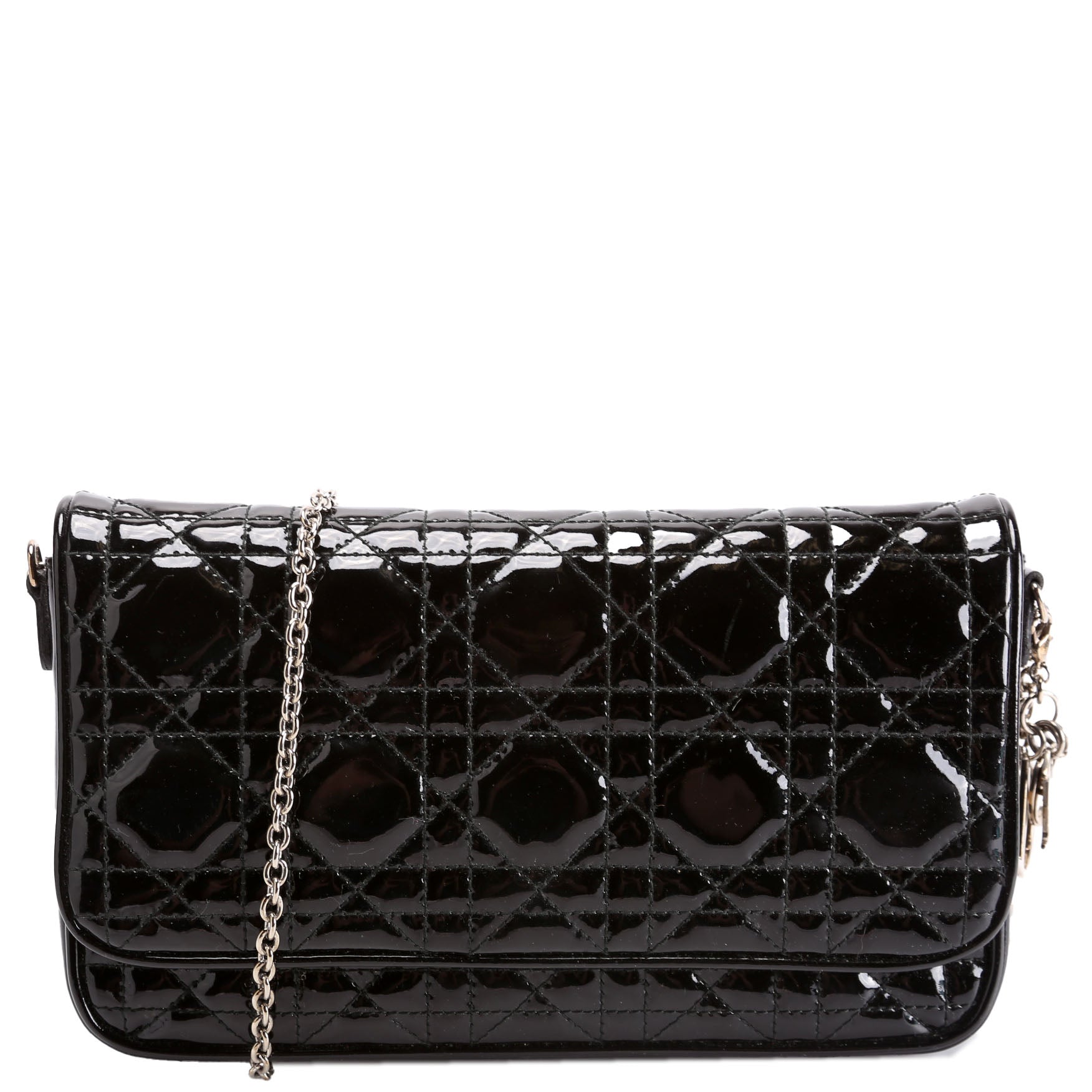 Woc Pouch Patent Cannage Black