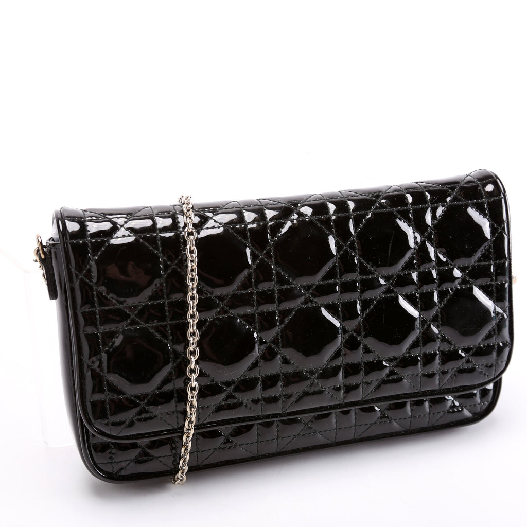 Woc Pouch Patent Cannage Black