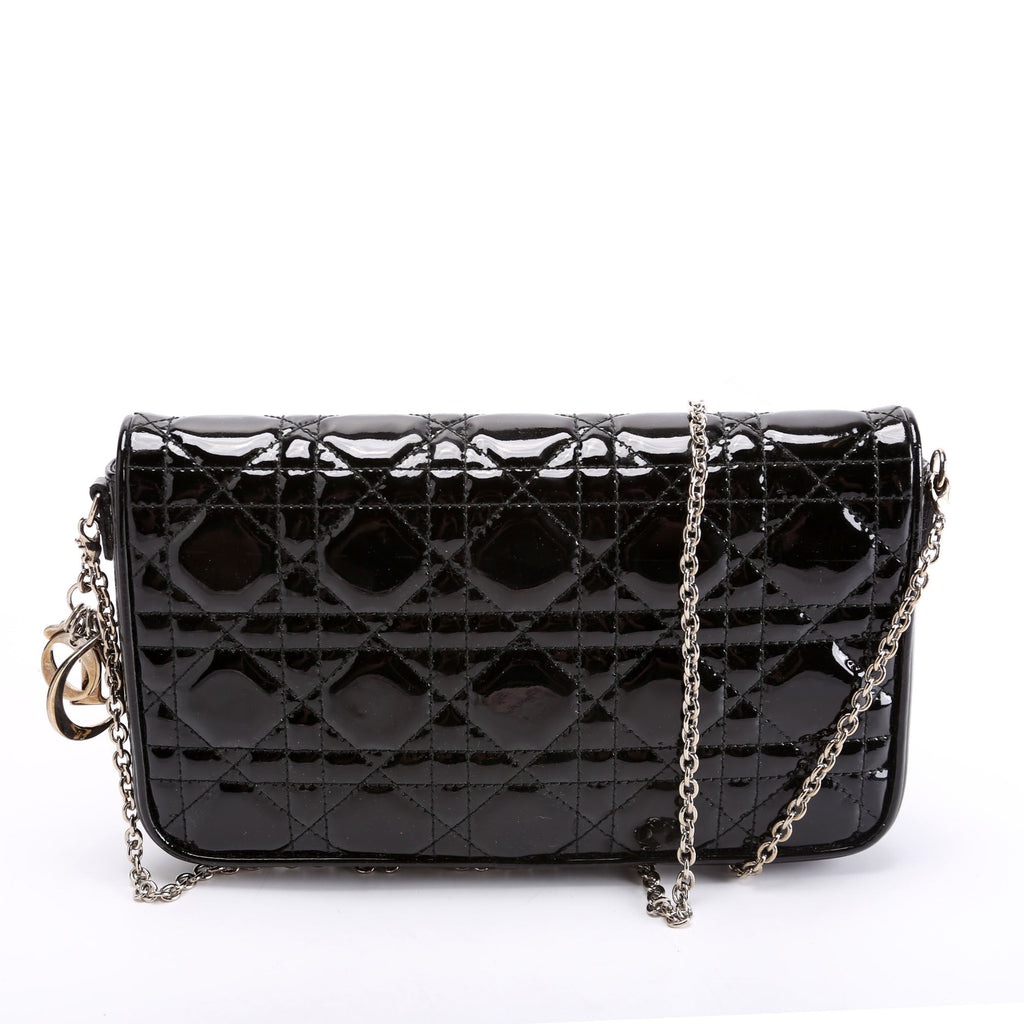 Woc Pouch Patent Cannage Black