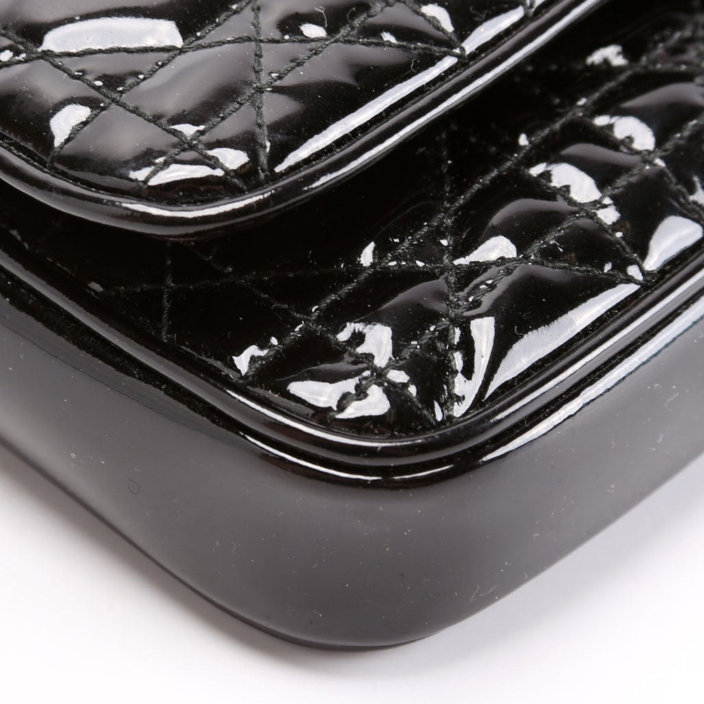 Woc Pouch Patent Cannage Black