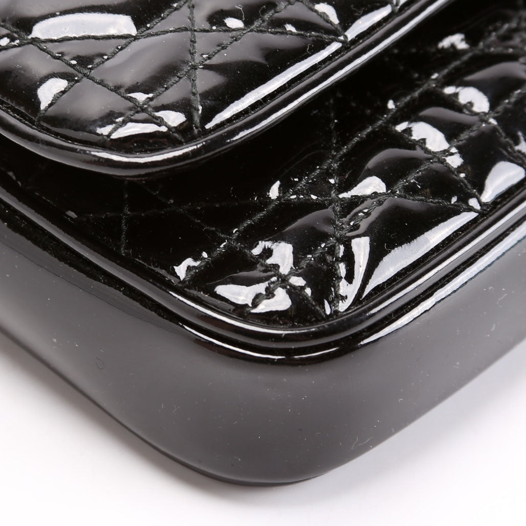 Woc Pouch Patent Cannage Black