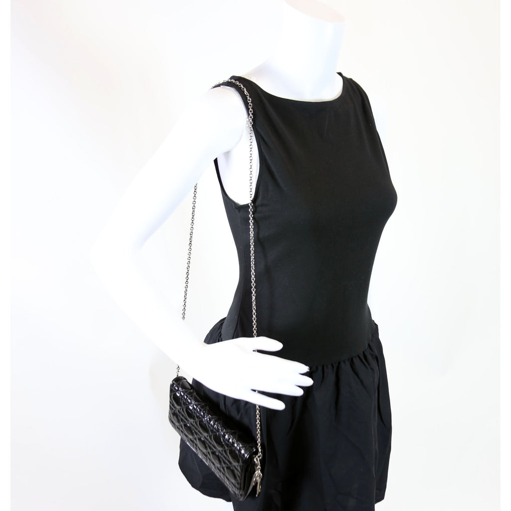 Woc Pouch Patent Cannage Black
