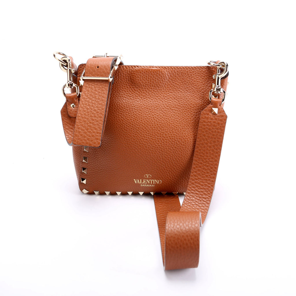 Rockstud Mini Hobo Messenge Brown/Gold